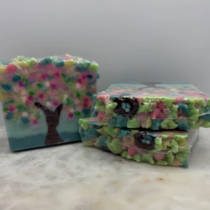 Spring tree of life with birds nest soap