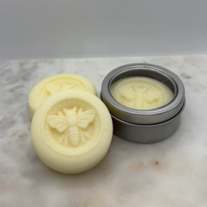 Bee Lotion Bars in Tin