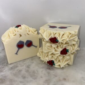 Merry Merlot Soap with wine glass design